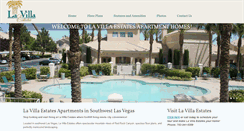 Desktop Screenshot of lavillaestatesapartments.com